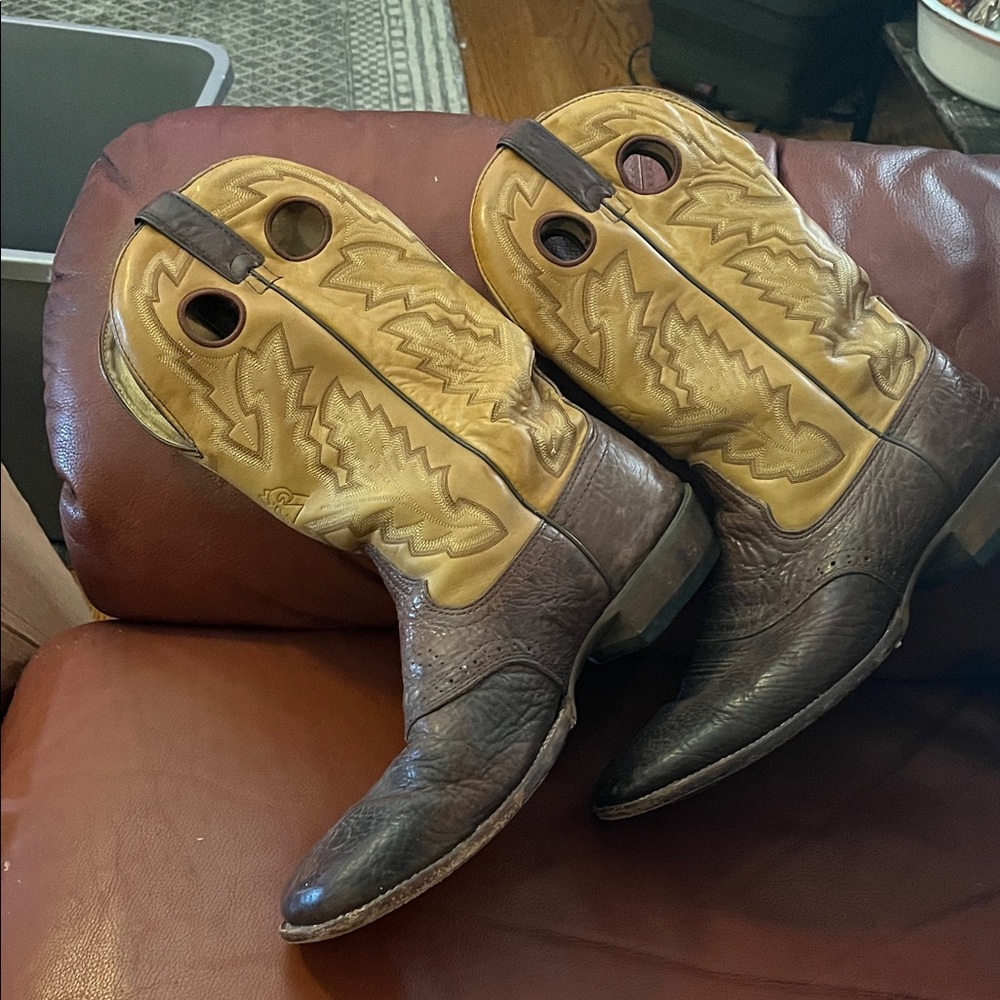 Rocky Two-Tone Western Boots